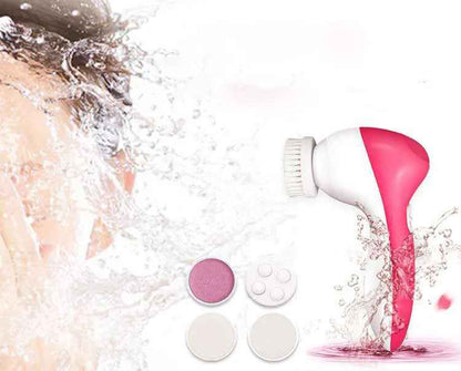 Brosse Nettoyante Visage 5 en 1 – L’outil Beauté Tout-en-Un pour une Peau Lumineuse