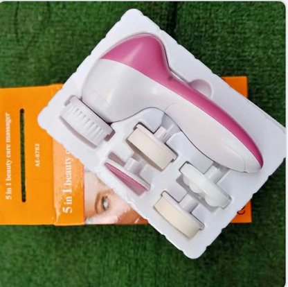Brosse Nettoyante Visage 5 en 1 – L’outil Beauté Tout-en-Un pour une Peau Lumineuse