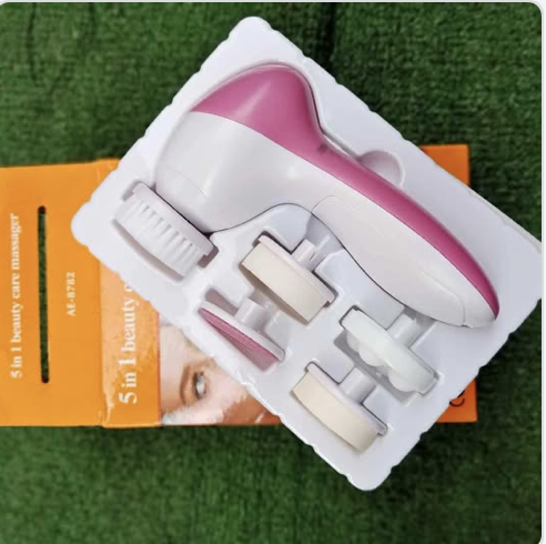 Brosse Nettoyante Visage 5 en 1 – L’outil Beauté Tout-en-Un pour une Peau Lumineuse